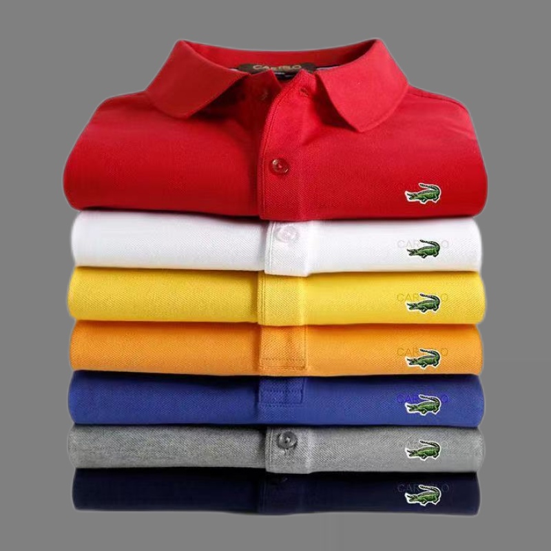 [Lowest Price] POLO Shirt Men [M-6XL Plus Size Clothes] T-Shirt Short-Sleeved Top Lapel Fashion Business Casual Embroidered Summer Men&#039;s Clothing