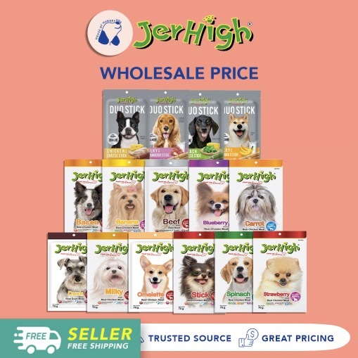 Jerhigh Dog Healthy Sticks and Treats 70G/50G Mix & Match